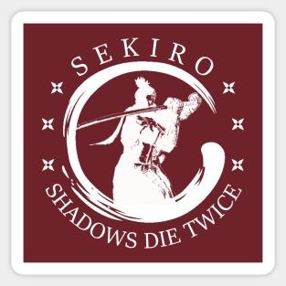 Sekiro Shadows Die Twice Enso Shinobi Emblem White Sticker